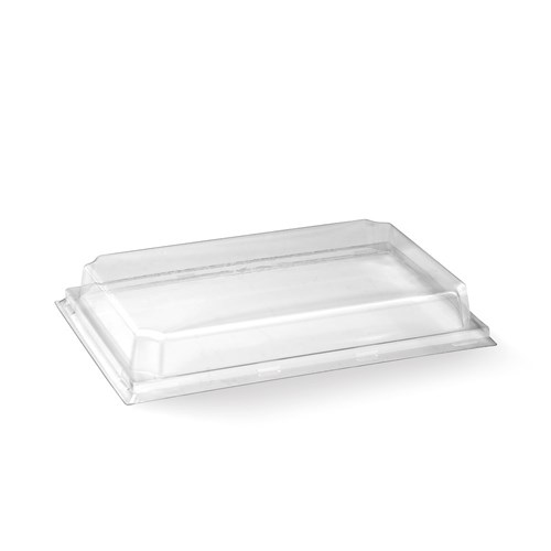 LID SUSHI TRAY MEDIUM PLA 50S(6) # BB-STL-M-PLA BIOPAK