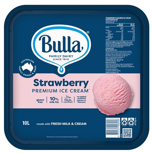 ICECREAM STRAWBERRY 10LT # 1008 BULLA