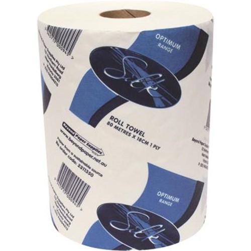 PAPER TOWEL ROLL 80M(16) # 2311350 SILK OPTIMUM