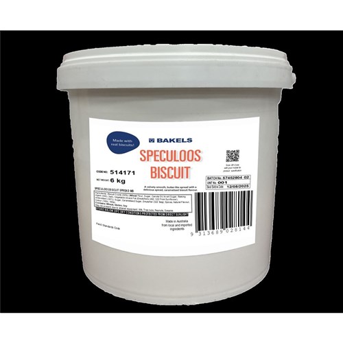 SPREAD SPECULOOS BISCUIT 6KG # 514171 BAKELS