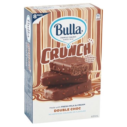 ICECREAM DOUBLE CHOC CRUNCH 8S(5) # 2015 BULLA