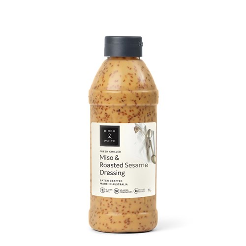 DRESSING MISO & ROASTED SESAME 1LT(8) # MISE6231FQ1 B&W