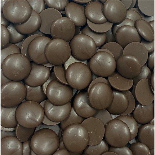 CHOCOLATE BUTTON DARK COMPOUND 15KG FRESH FOOD INDUSTRIES