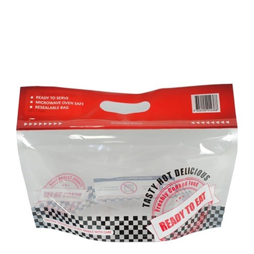 BAG HOT BBQ CHICKEN RESEALABLE MULTI COL 310X233X130MM 500S # CO-PO702800 CAPRI