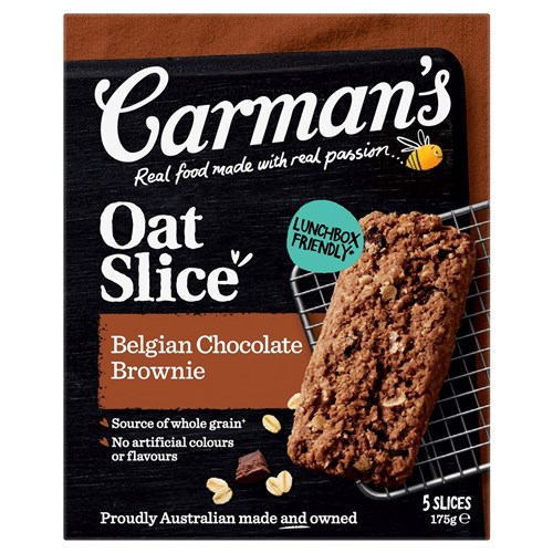 BAR CHOC BROWNIE OAT SLICE (6 X 175GM) # OS5C CARMANS