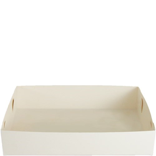 CAKE TRAY COATED STD LARGE (245 X 170 X 40MM) 200S # CTWCLAR CONFETTA
