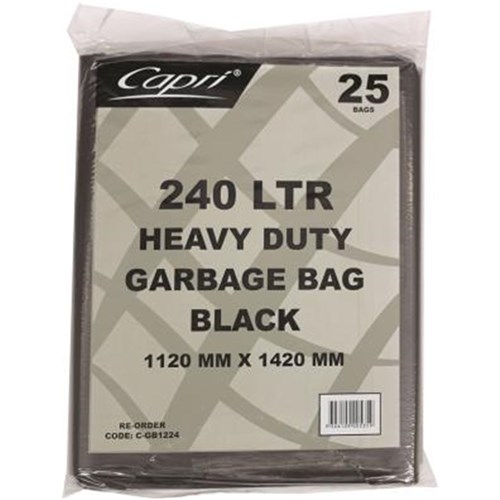 BAG BIN LINER HEAVY DUTY 240LT 100S # C-GB1224 CAPRI