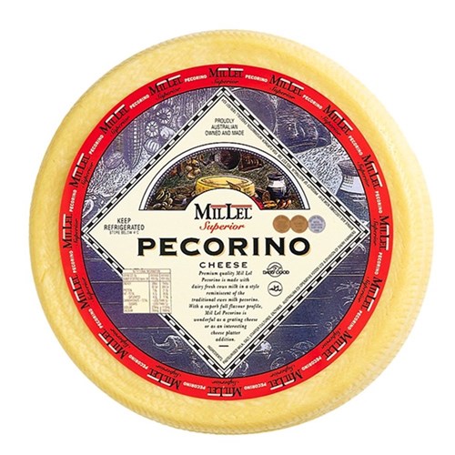 CHEESE PECORINO R/W APPROX 10KG # 1001206 MIL LEL