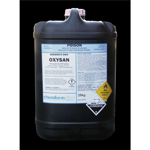 OXYSAN BREWERS OWN 20LT # BOOXYSAN.20 CHEMFORM