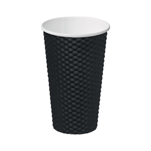 CUP 16OZ DIMPLE BLACK 20S(15) # CA-DMPL16-BLK CASTAWAY