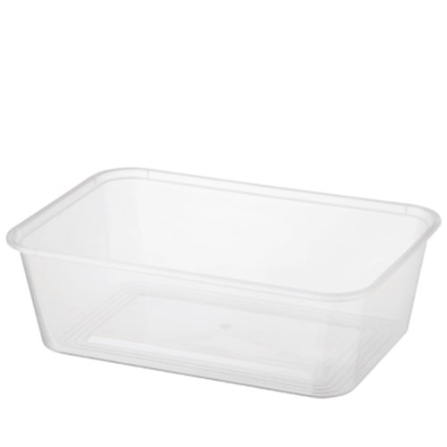 CONTAINER PLASTIC RECTANGLE 750ML 50S(10) # CA-CM750 MPM