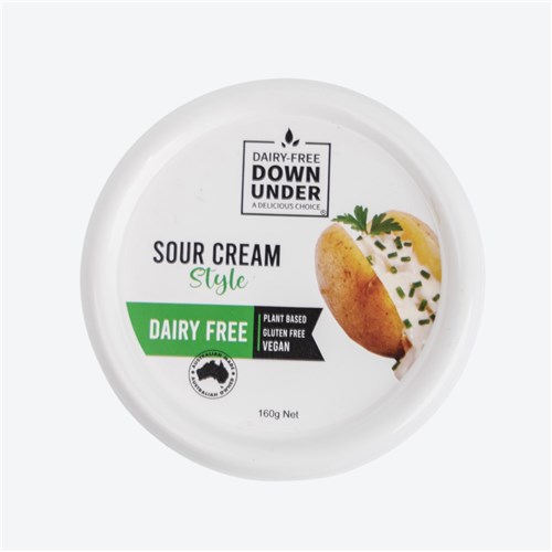 CREAM SOUR STYLE 500GM(4) # DFDU120 DAIRY FREE DOWN UNDER