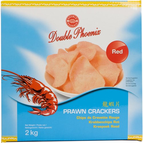 CRACKERS PRAWN RED 2KG(6) # DPCRDP2 DOUBLE PHOENIX
