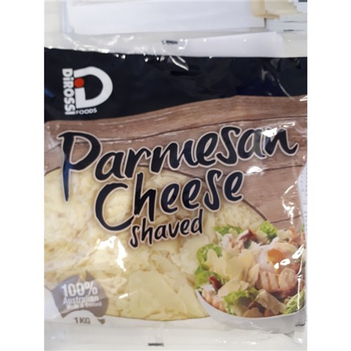 CHEESE PARMESAN SHAVED 1KG(8) # P302303 DIROSSI