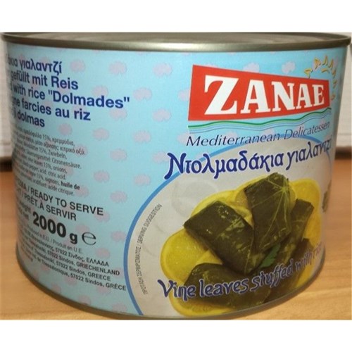 DOLMADES VINE LEAVES 2KG (6) # 505A KEBIA