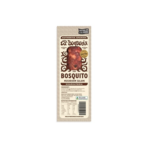SALAMI BOSQUITO FOREST MUSHROOM 120GM (1) # MTLBABO LA BOQUERIA