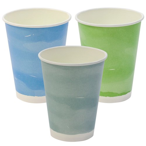 CUP PAPER COLD 12OZ 390ML BIODEGRAD / COMPOST 50S(20) # EC-DCC390 ENVIROCHOICE