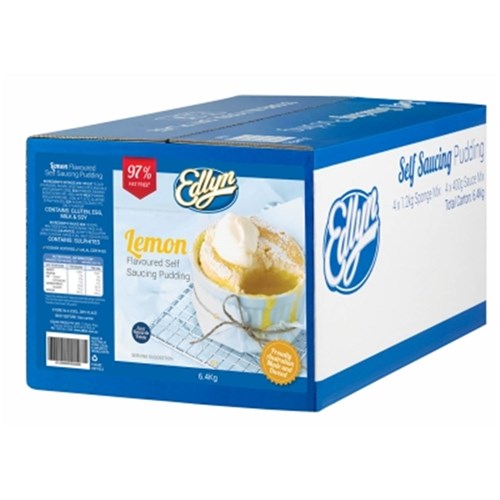 PUDDING MIX S/SAUCE LEMON 6.4KG # I01122 EDLYN