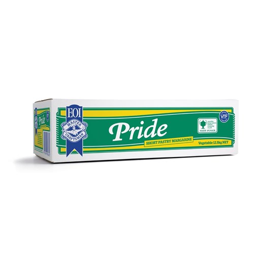 PASTRY MARGARINE SHORT PREMIUM VEGETABLE PRIDE 12.5KG #12.5PRIDEMB EOI