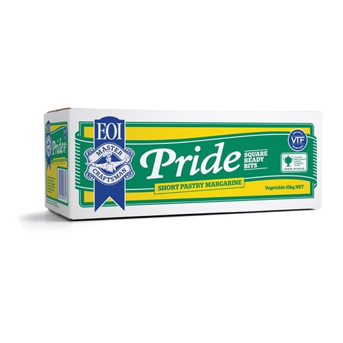 MARGARINE PRIDE SHORT PASTRY READY BITS 15KG # 0842211 EOI