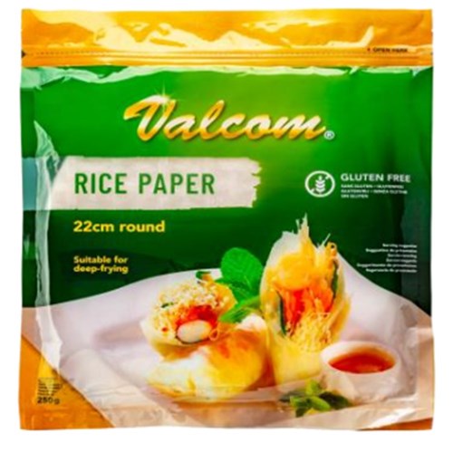 RICE PAPER 22CM 250GM (10 pkt inner ) 40S # TRPV22 VALCOM