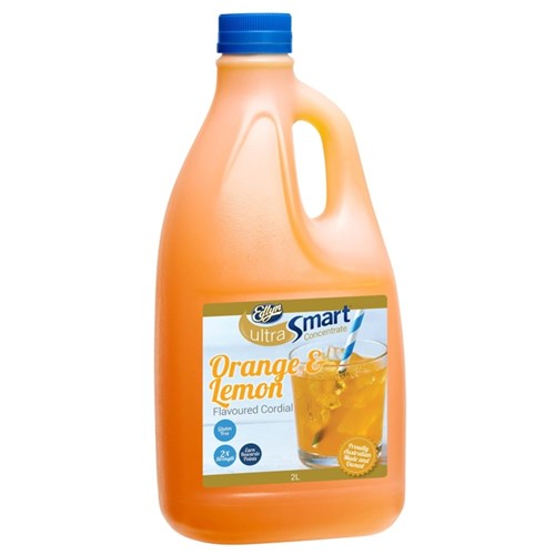 CORDIAL ORANGE & LEMON ULTRA SMART 2LT(6) # I02280 EDLYN