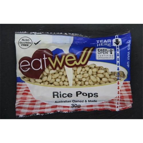 CEREAL RICE POPS PC (30 X 30GM) # 786 MACS