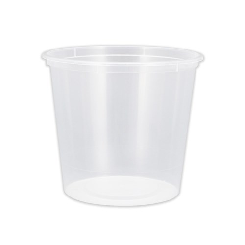 CONTAINER PLASTIC ROUND 850ML 50S(10) C30 #01C30 CHANROL