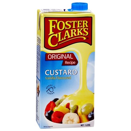 CUSTARD UHT 1LT(12) #835600 FOSTER CLARKS
