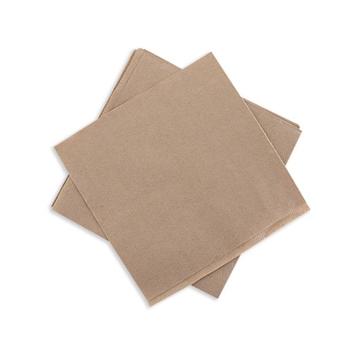 NAPKIN 1PLY LUNCH BROWN 500S(6) # N1LB FUTURE FRIENDLY