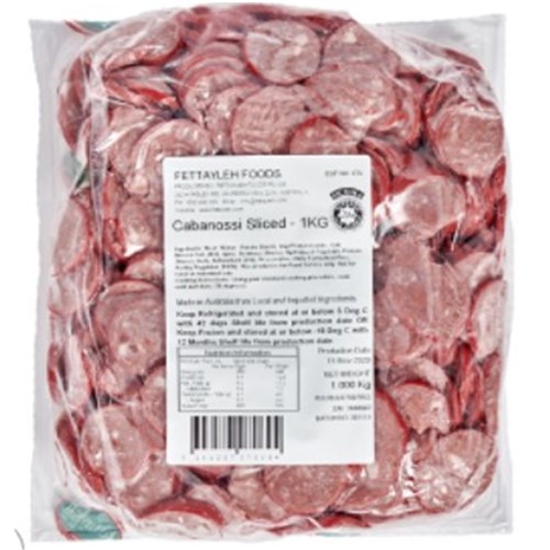 CABANOSSI HALAL 1KG(10) # BULK290/1KG FETTAYLEH