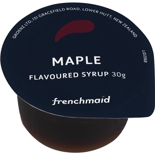 SYRUP FLAVOURED MAPLE (100 X 30GM) # 10010283 FRENCH MAID