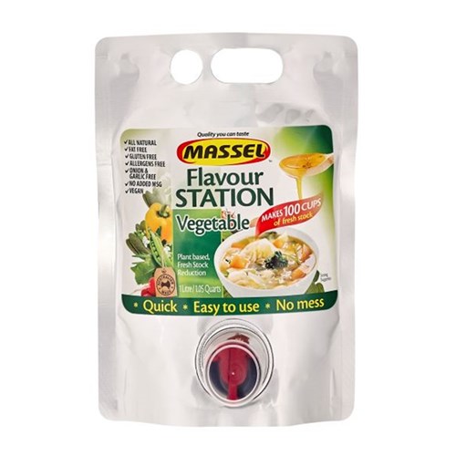 STOCK LIQUID VEGETABLE STOCK REDUCTION (2 X 1KG) # F-FLSTOR0001LTVE MASSEL