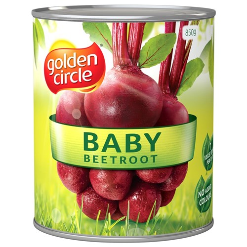 BEETROOT BABY WHOLE 850GM(12) # 490 GOLDEN CIRCLE