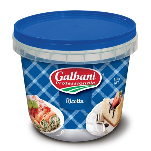 CHEESE RICOTTA 1.8KG(6) # 164700 GALBANI