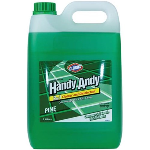 CLEANER DISINFECTANT GREEN 5LT (2) # CHAG5000/2  HANDY ANDY
