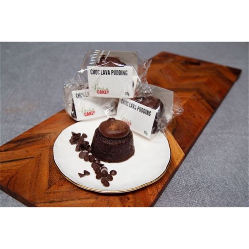 CAKE CHOC LAVA WRAPPED (60 X 90GM) # D1090 HOMEBUSH CAKES