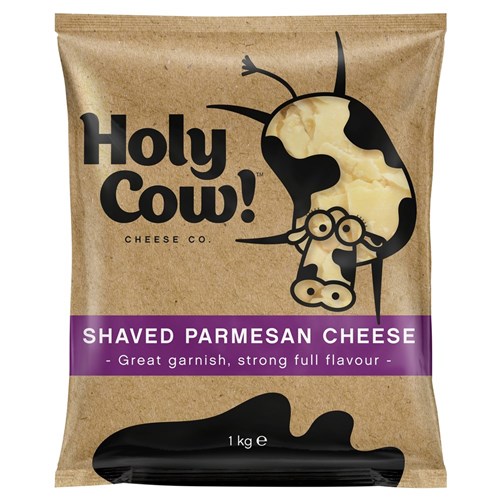 CHEESE PARMESAN SHAVED 1KG(10) # 3112118 HOLY COW