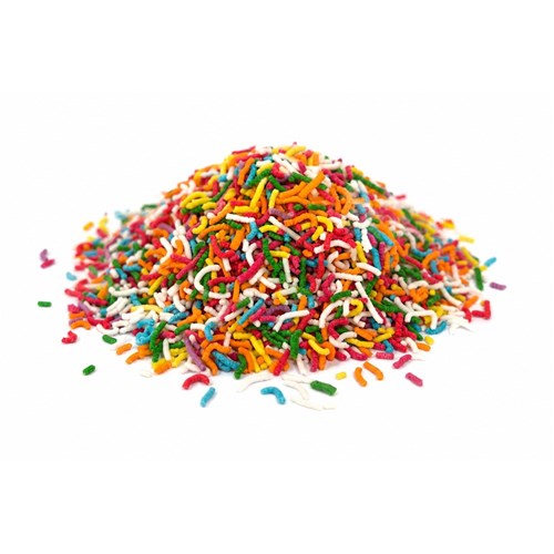 CAKE SPRINKLE TOPS RAINBOW 1KG(10) ILUKA