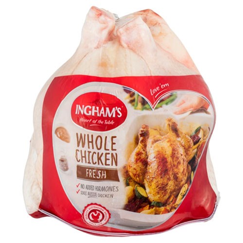 CHICKEN WHOLE #14 9S # 1291400 INGHAMS