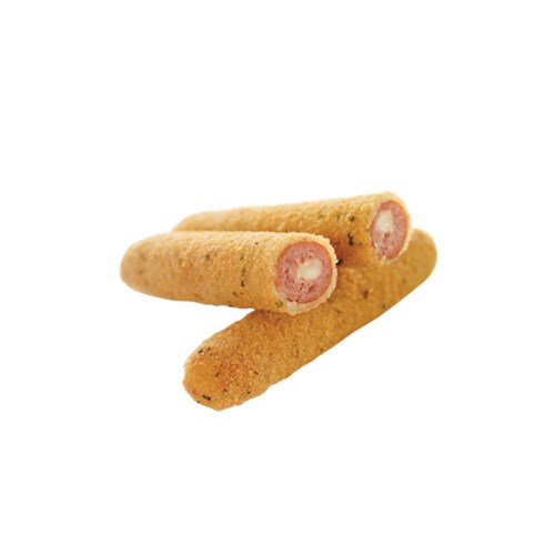 SAUSAGES BACON & CHEESE CRUMBED (27S) 3KG # KQF005 KEITHS