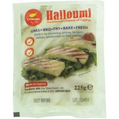 CHEESE HALOUMI 225GM(12) #112A CYPRIANA