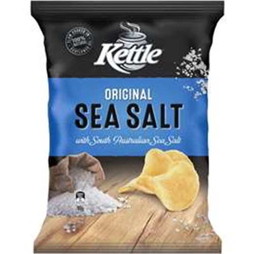 CHIPS SEA SALT (12 X 90GM) KETTLE