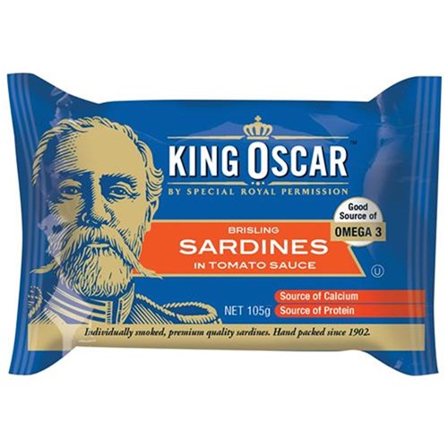 SARDINES 105GM(12) # 100597 KING OSCAR