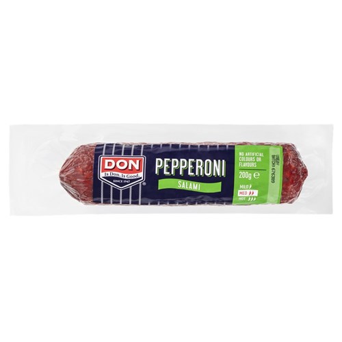 SALAMI PEPPERONI 200GM(10) # 43834 DON KRC