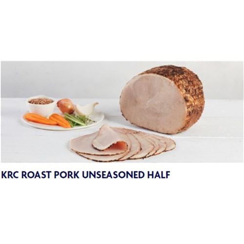 PORK ROAST HALVES UNSEASONED R/W APPROX 3KG(4) # 90147 KRC