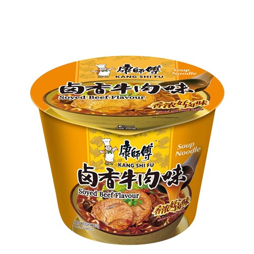 NOODLE BOWL SOYED BEEF (12 X 110GM) # EBSBK KANG SHI FU