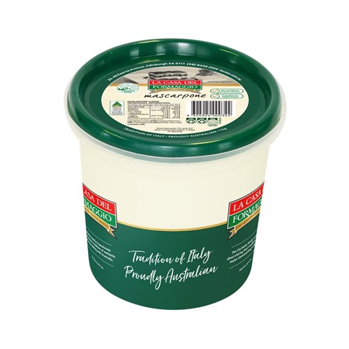 CHEESE MASCARPONE 1KG(4) #LAC-MSC-M1K LA CASA DELFORMAGGIO