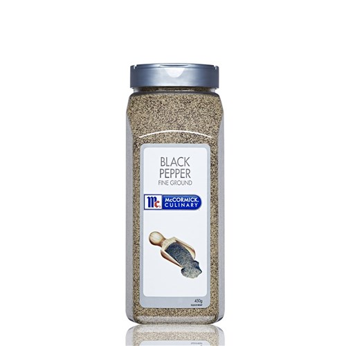 PEPPER BLACK GROUND 450GM (6) #999000787 MCCORMICKS