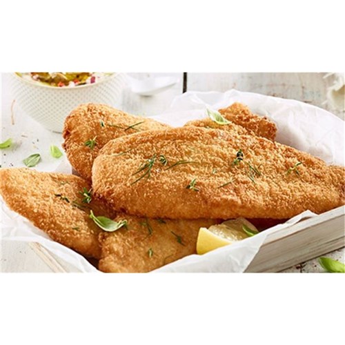 FISH FILLET CRUMBED LARGE (28 X 180GM) 5KG # 332506 SHORE MARINER